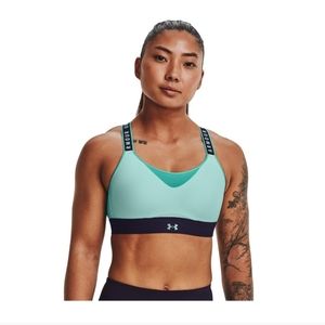 Under Armour Sports Bra Sea Mist/Purple Switch